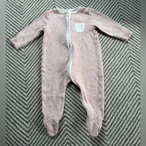 Baby Mori Clever Zip Baby Sleepsuit / Pajamas / Footie - Bamboo & Organic Cotton